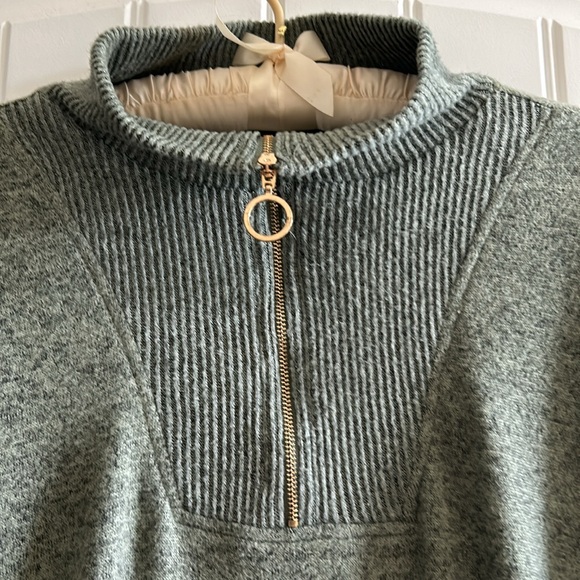 Janet Chung Cozy Super Soft 1/4 Zip Sweater - Picture 2 of 11